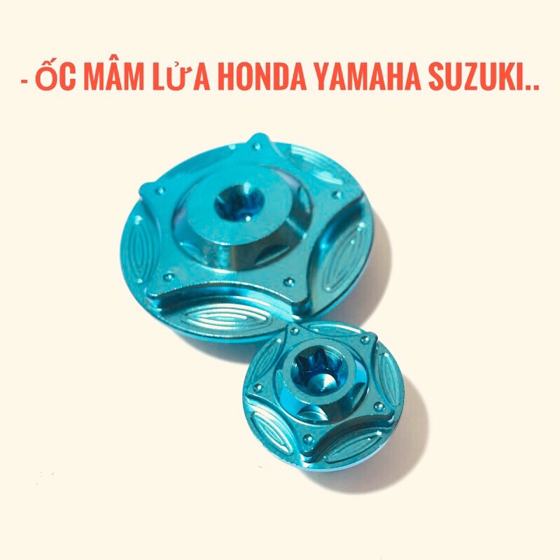 (Chuẩn GR5) Ốc mâm lửa titan các loại xe Honda Yamaha Suzuki
