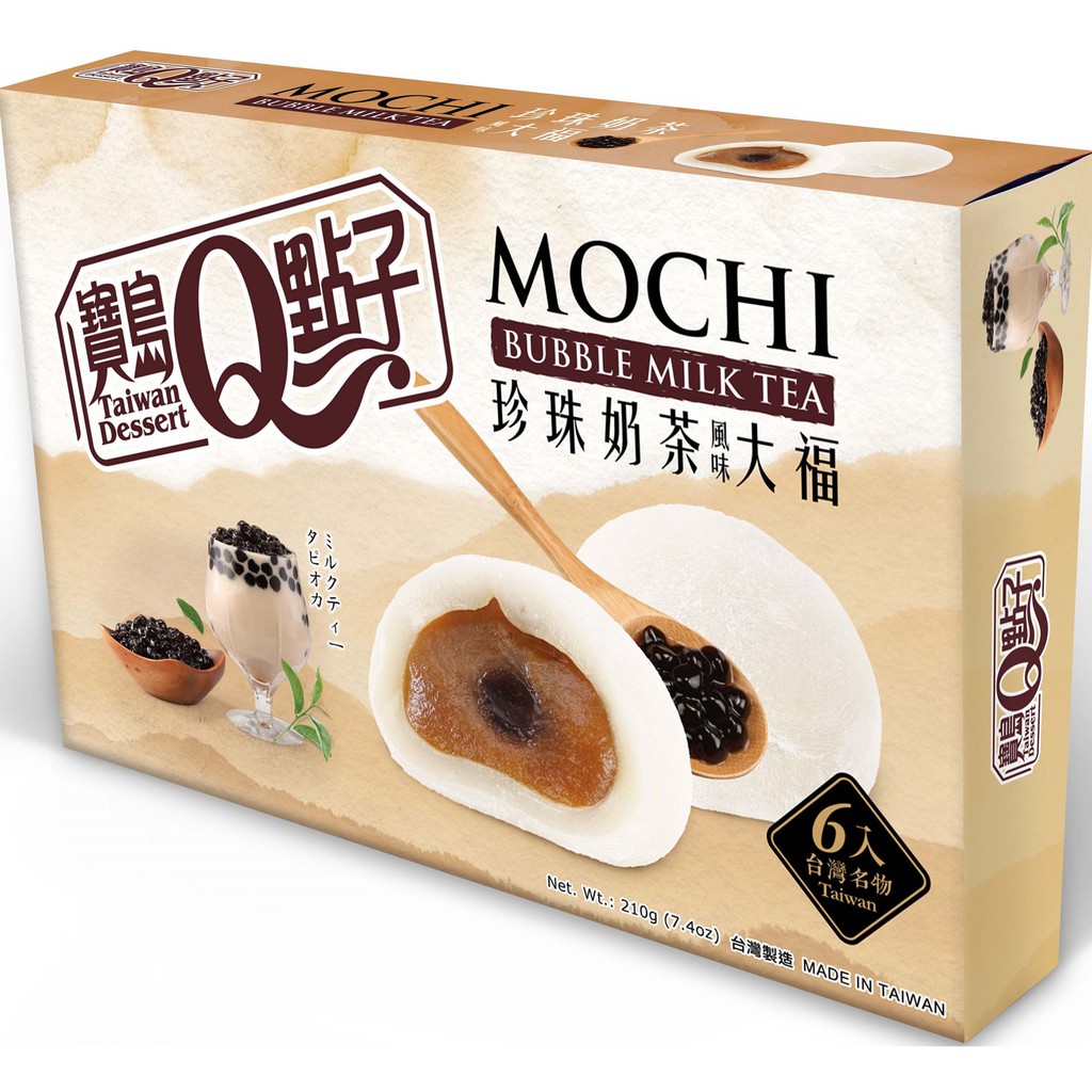 DEAL SỐC Bánh Đài Loan Mochi Trà Sữa Trân Châu Đen Bubble Milk Tea Mochi