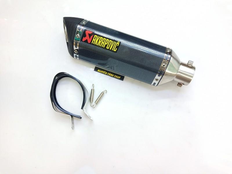 lon pô akrapovic carbon lục giác