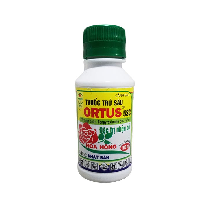 Thuốc trừ nhện đỏ trên hoa hồng Ortus 5SC 100ml