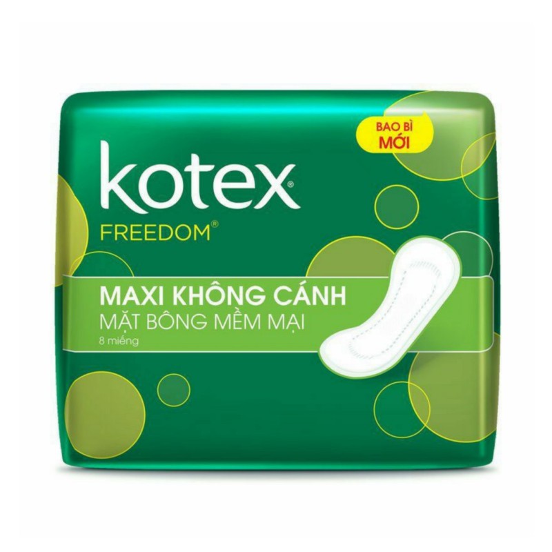 Kotex Freedom Bông Mềm Mại – Maxi Không Cánh cao cấp
