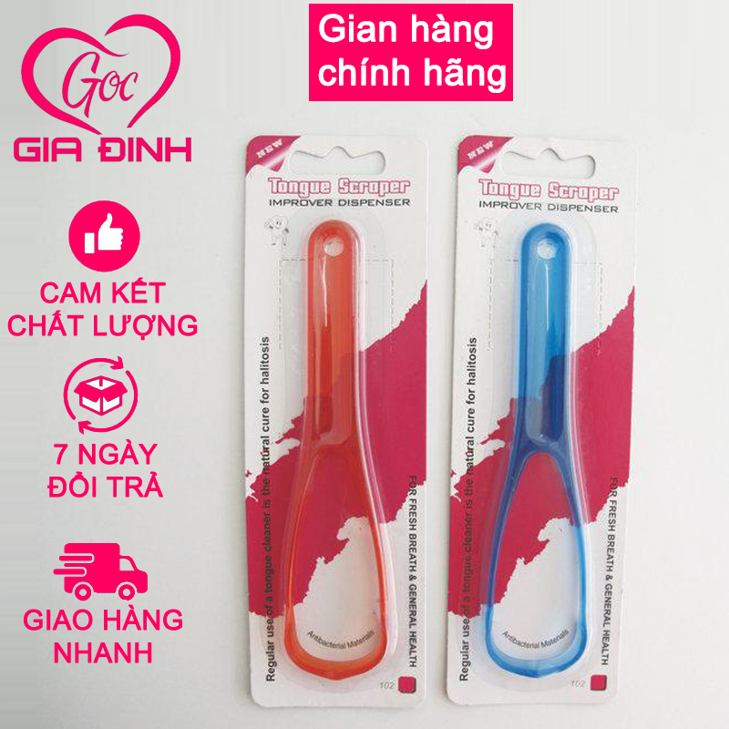 Bộ 3 Dụng cụ cạo lưỡi kháng khuẩn giúp hơi thở thơm tho