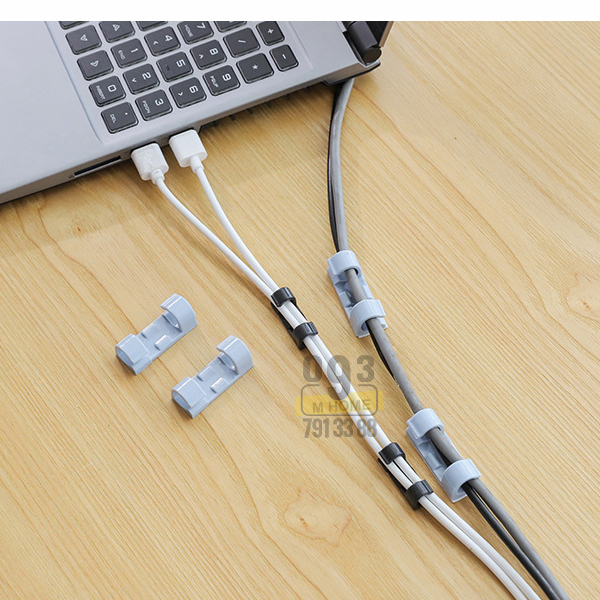Combo 10 Kẹp Chặn Giữ Dây Điện Đi Đường Điện Loại To