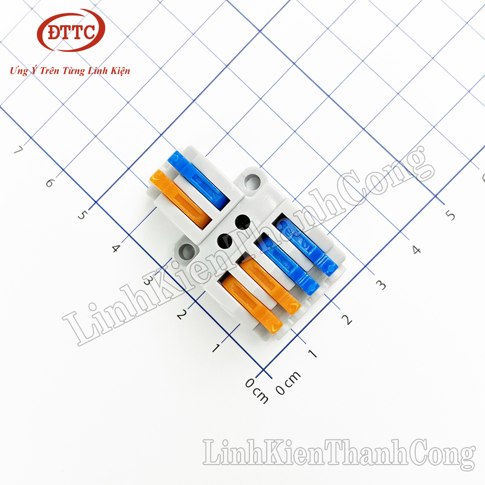 Cút nối dây điện kv-424 2 đầu vào 4 đầu ra