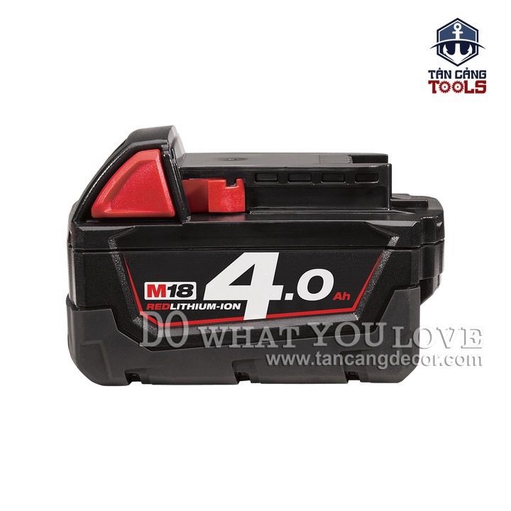 Pin 18V 4.0Ah Milwaukee M18B4 REDLITHIUM-ION