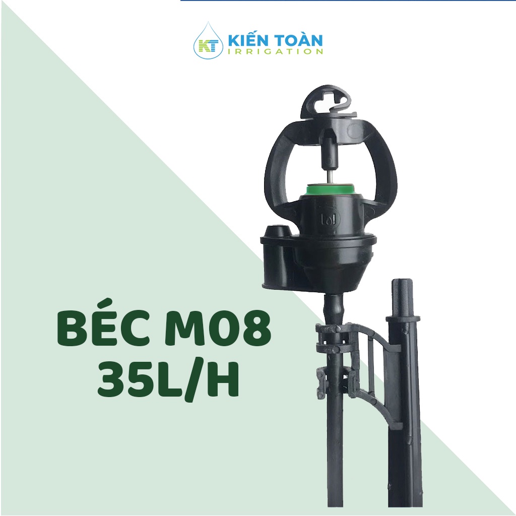 Béc phun mưa bù áp M08 - Béc thích hợp tưới rau, cây ăn quả, cây cảnh