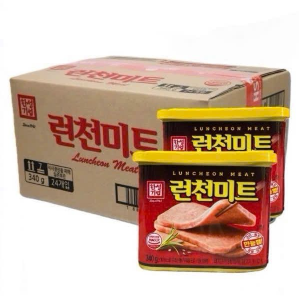 Thịt Hộp Hansung Luncheon Meat Hàn Quốc  340g (hansung đỏ)