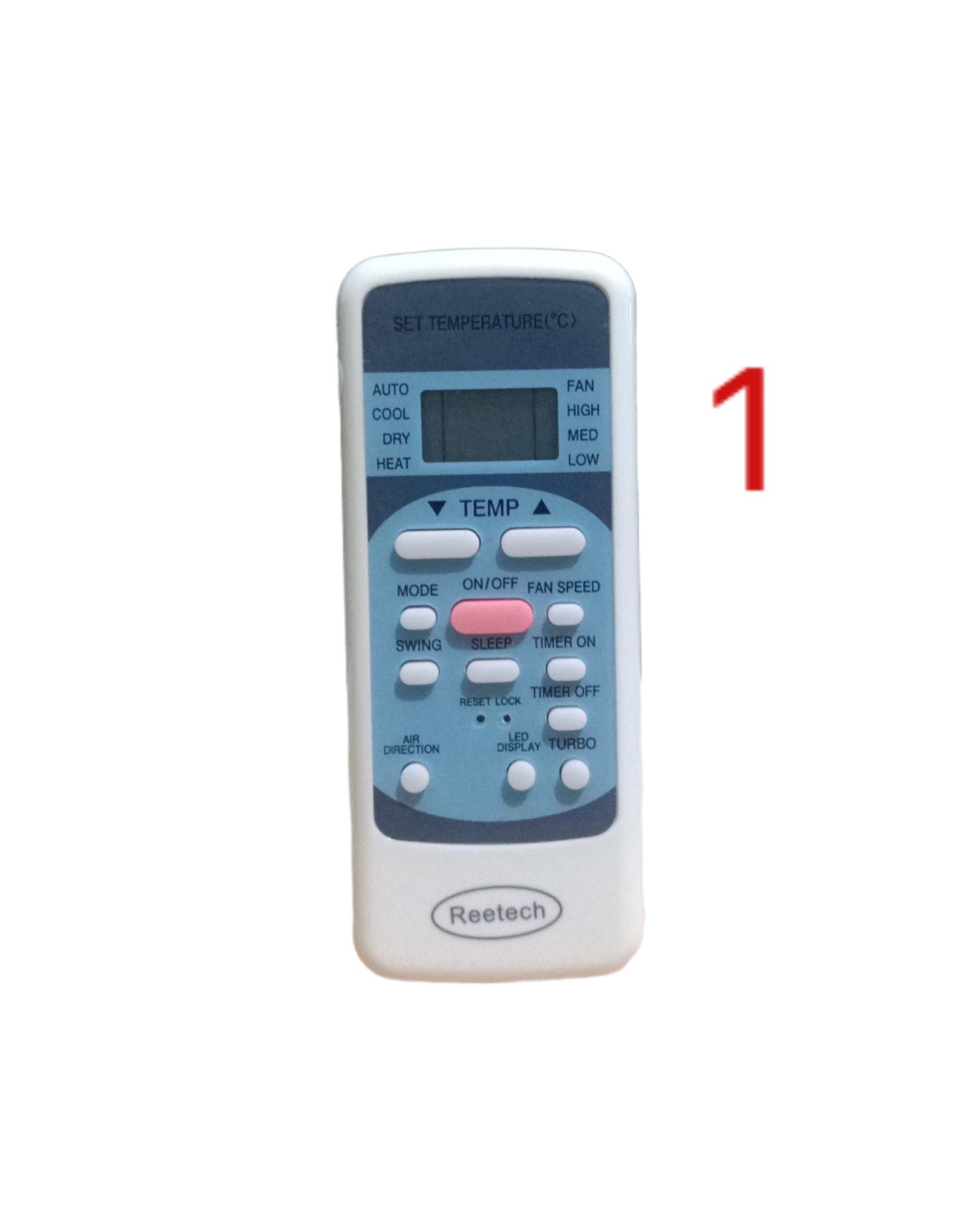 Điều khiển máy lạnh Reetech nhiều loại ( tặng cặp pin ) / Remote máy lạnh Reetech