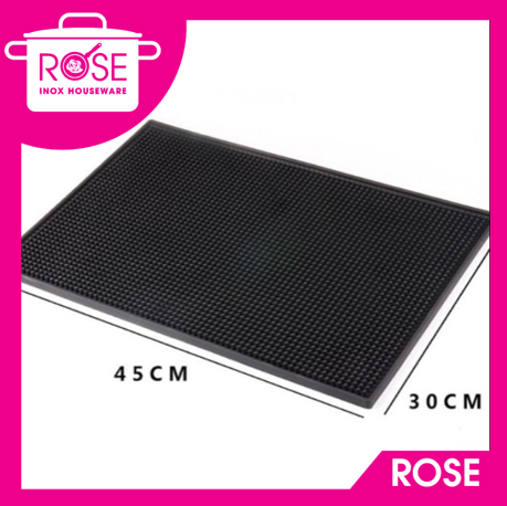 Thảm lót cao su quầy bar, thảm bar pha chế, thảm bar cao su chống trượt 45 x 30 cm cao cấp loại 1