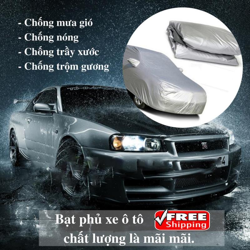 Bạt Phủ Xe Ô Tô Cao Cấp 2 Lớp, Bạt Phủ Áo Trùm Ô Tô Thông Minh 4 - 7 Chỗ, Bạt phủ ô tô xe hơi loại dầy chống cháy chống nóng chống nước SALE NHIỆT 50%