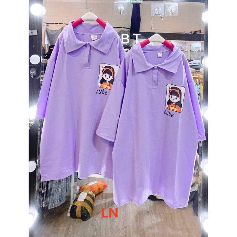 Áo polo cô gái cute hari0321