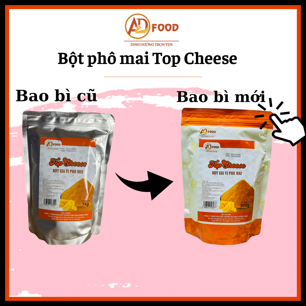 100g bột phô mai top vị ngọt
