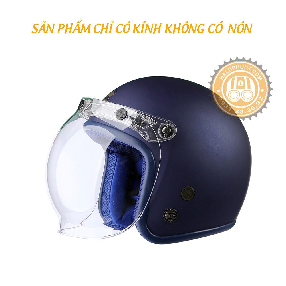 Kính Bubble Royal cho nón bảo hiểm 3/4 (Trong Suốt)