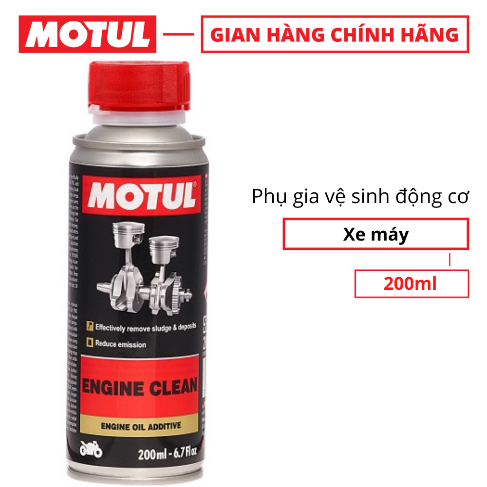 Phụ gia vệ sinh động cơ xe máy - ENGINE CLEAN MOTO 200ml