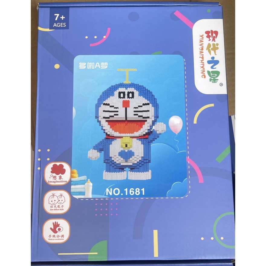 LEGO,mô hình lắp ghép DOREMON 38CM,65CM ,1M,67CM