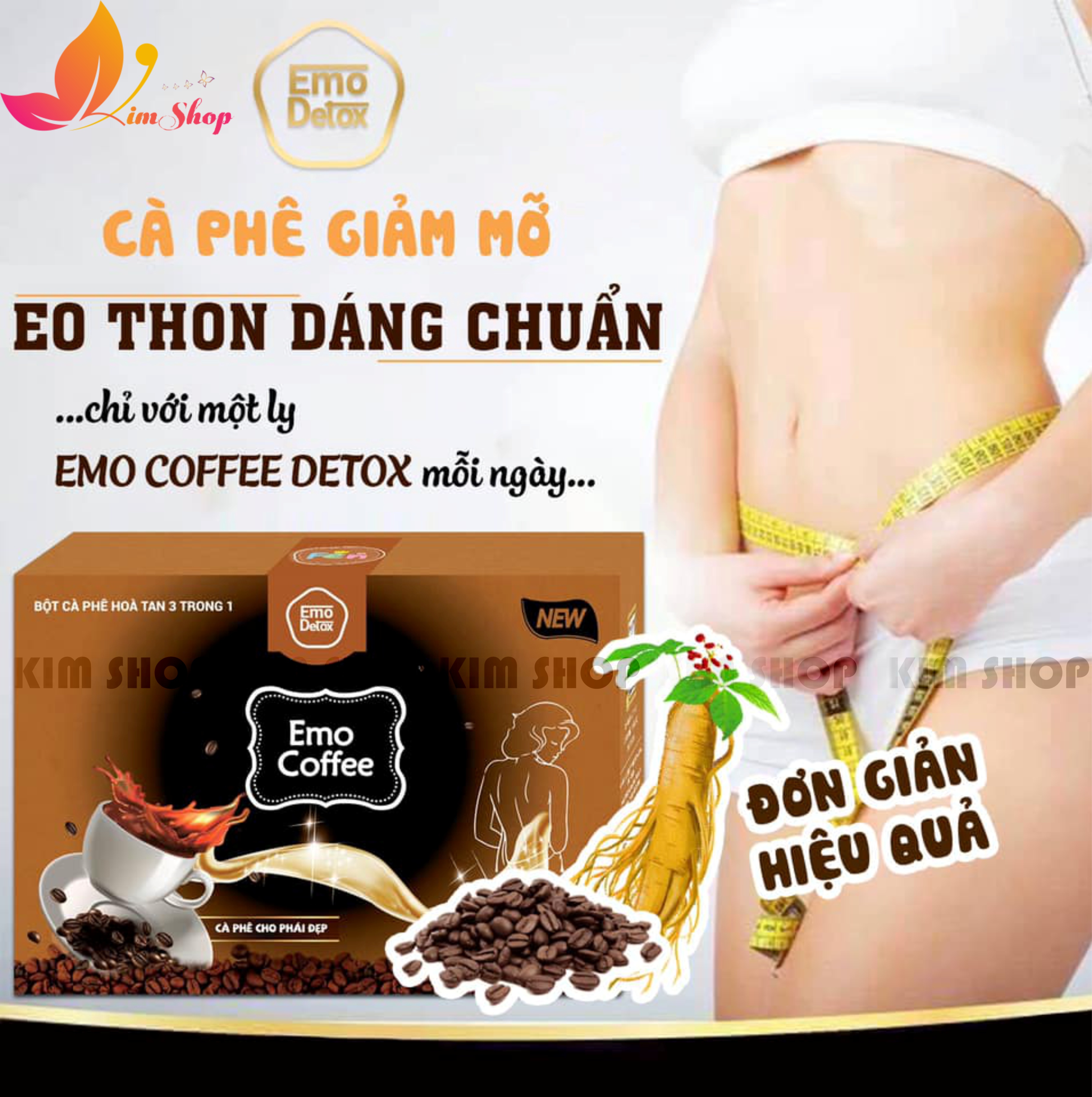 [FREESHIP] COMBO 3 hôp Giảm Cân Trái Cây EMO SLIM BY FEN