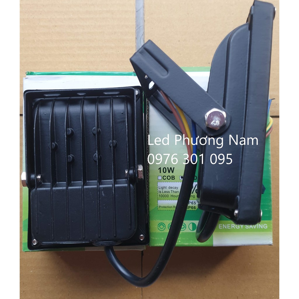 Đèn Pha led 10w chiếu sáng bảng hiệu, cây cành