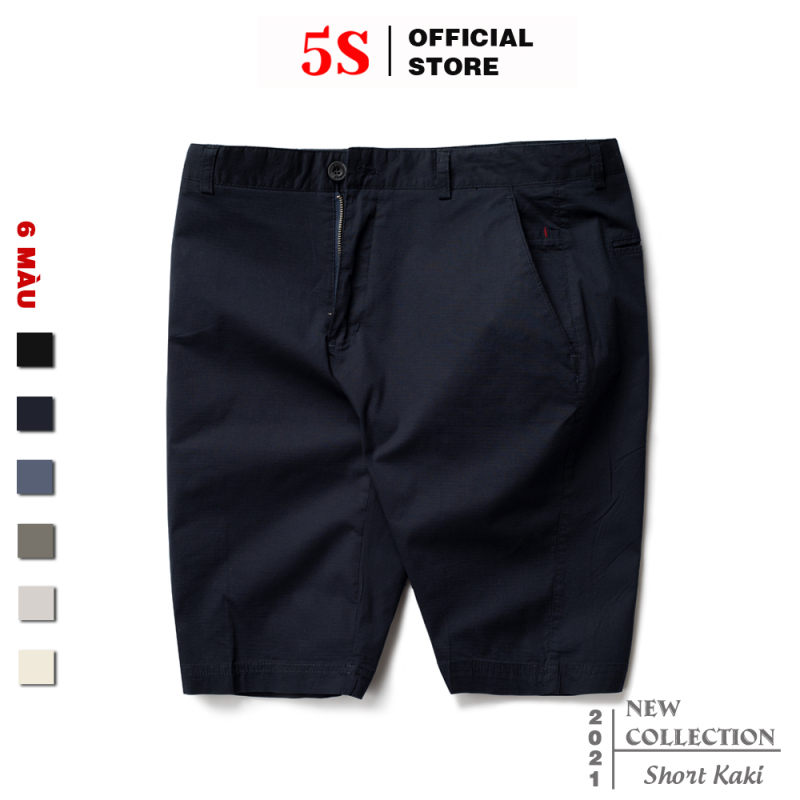 Nơi bán Quần Short Nam Kaki 5S (6 Màu), Chất Liệu Cotton Cao Cấp, Thiết Kế Lưng Cài Cúc, Co Giãn, Vận Động Thoải Mái (QSK21020-01)