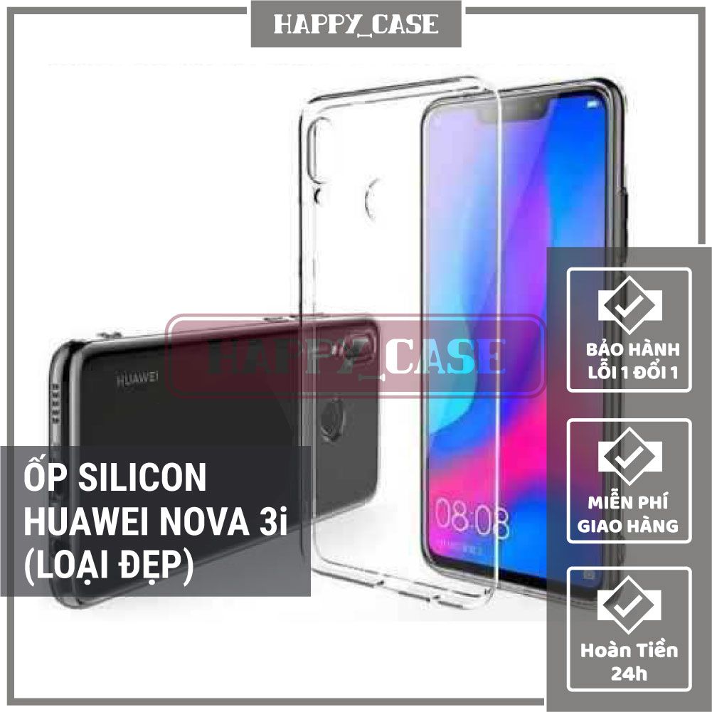 Ốp Lưng Điện Thoại Huawei Nova 3i Thin Transparent Silicon