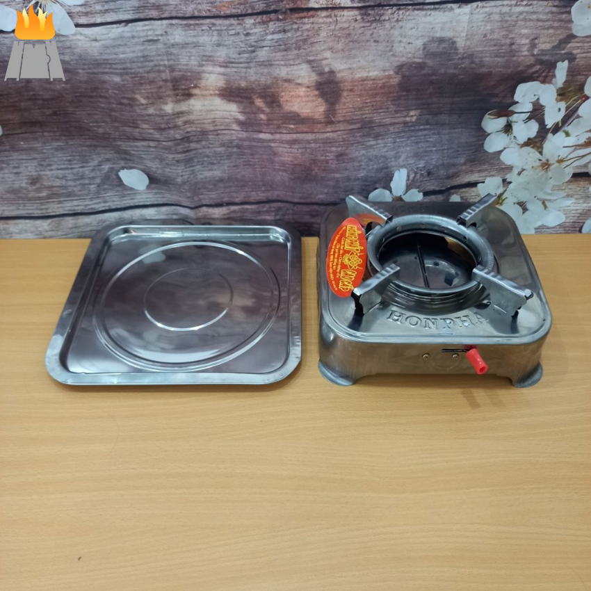 Bếp Cồn Inox Vuông-Măm Inox Vuông✔✔✔HUGIA✔✔✔ (BC01V)