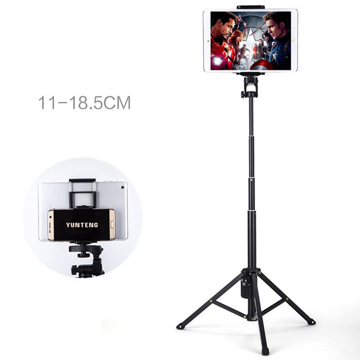 Đế kẹp ipad tablet và kẹp đện thoại gắn chân máy ảnh tripod 18.5cm
