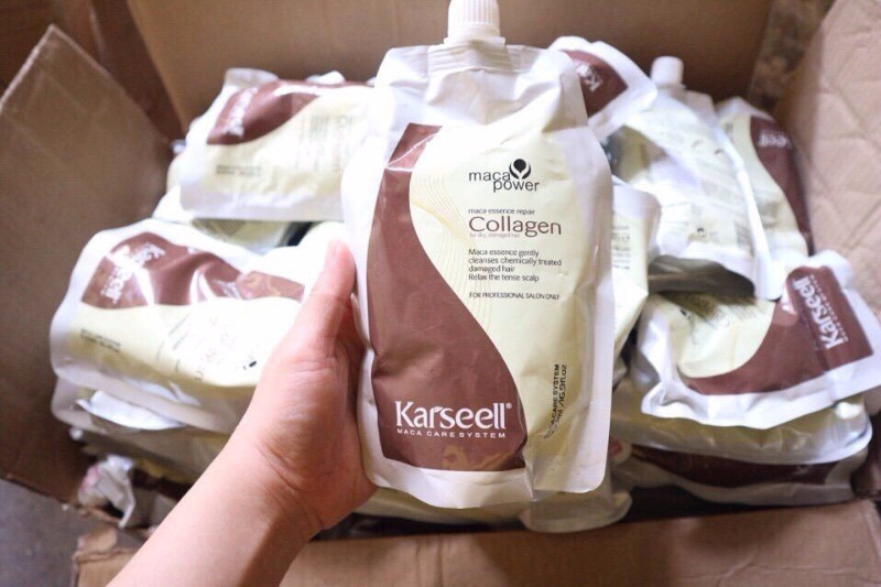 Dầu hấp tóc Collagen Karseell Maca
