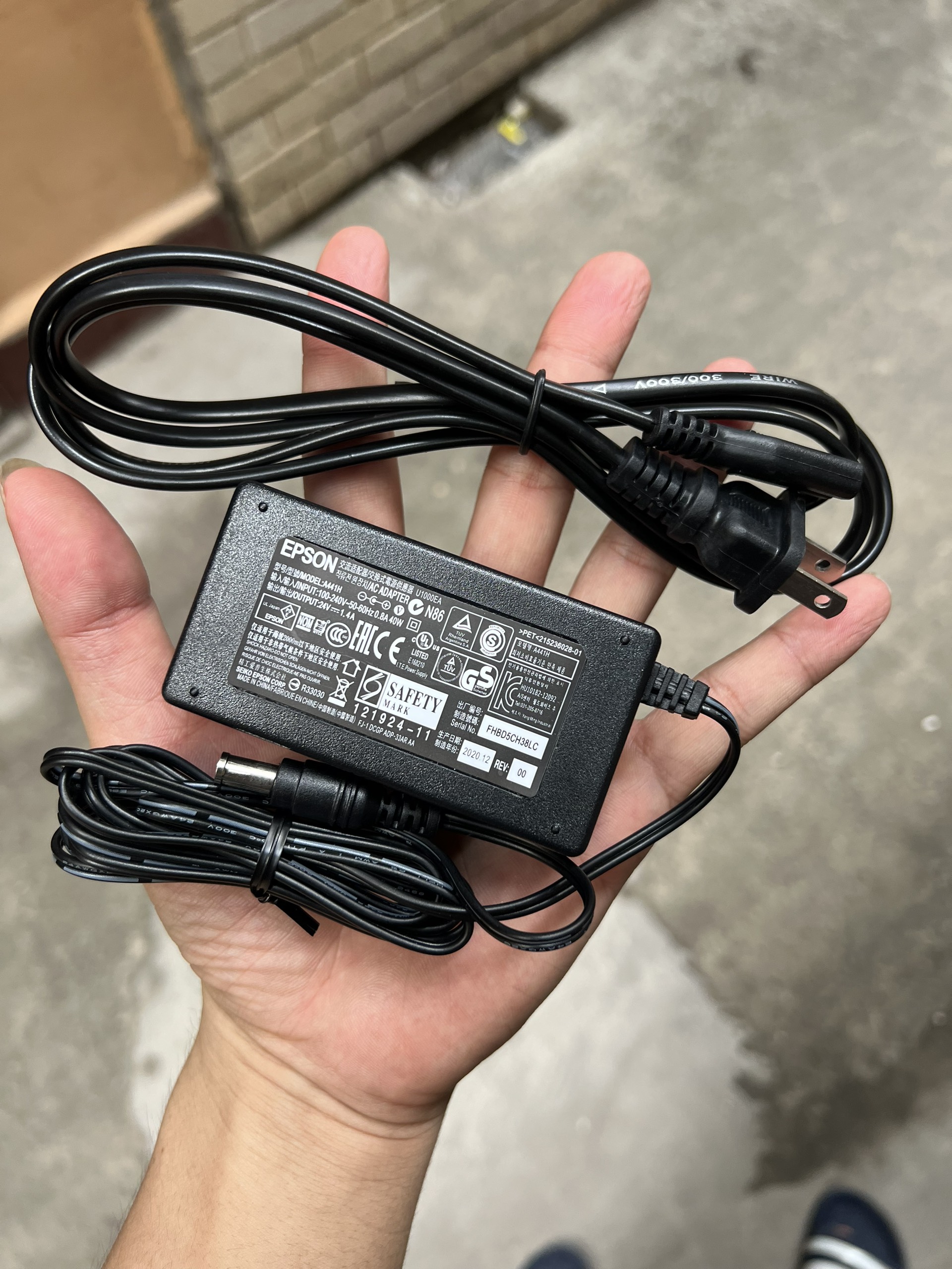 Adapter nguồn máy scan epson 3490 / 3590