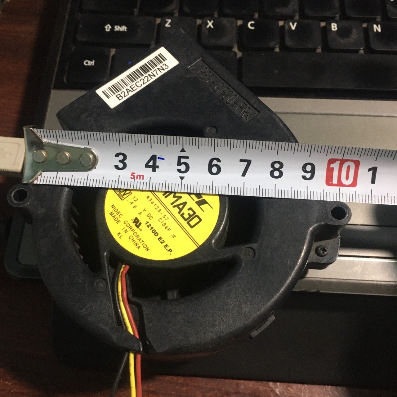[HCM]Quạt vỏ sò 12V quạt tản nhiệt NIDEC