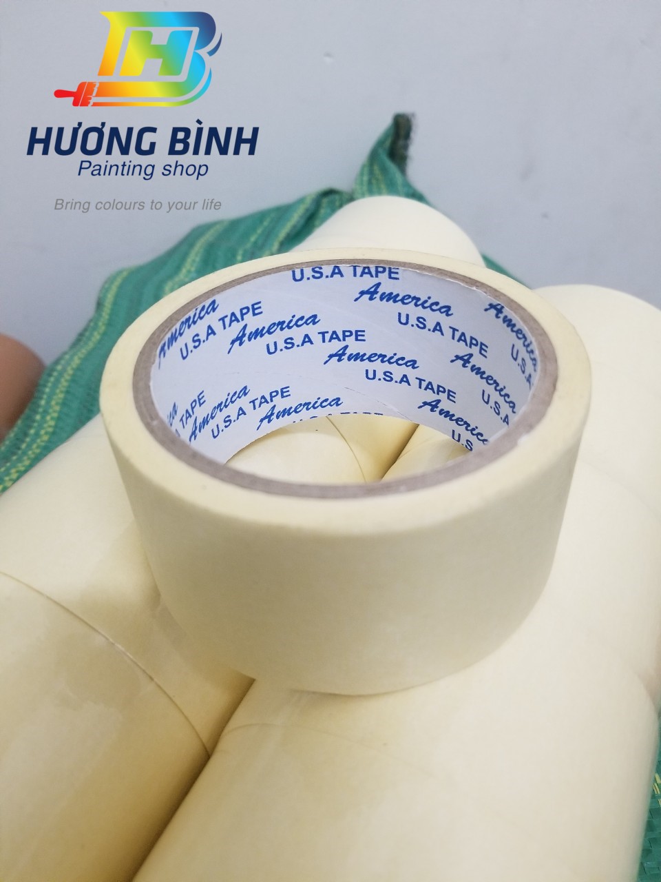 Băng keo giấy 48mm ( lốc 6 cuộn)
