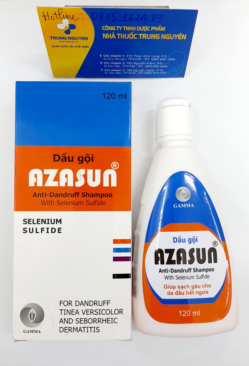 [HCM]Dầu Gội Sạch Gàu Azasun 120ML