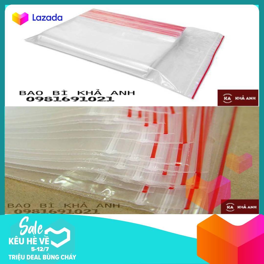 [HCM]1KG TÚI ZIP SỌC ĐỎ KHÁCH TỰ CHỌN SIZE - Nhiều size