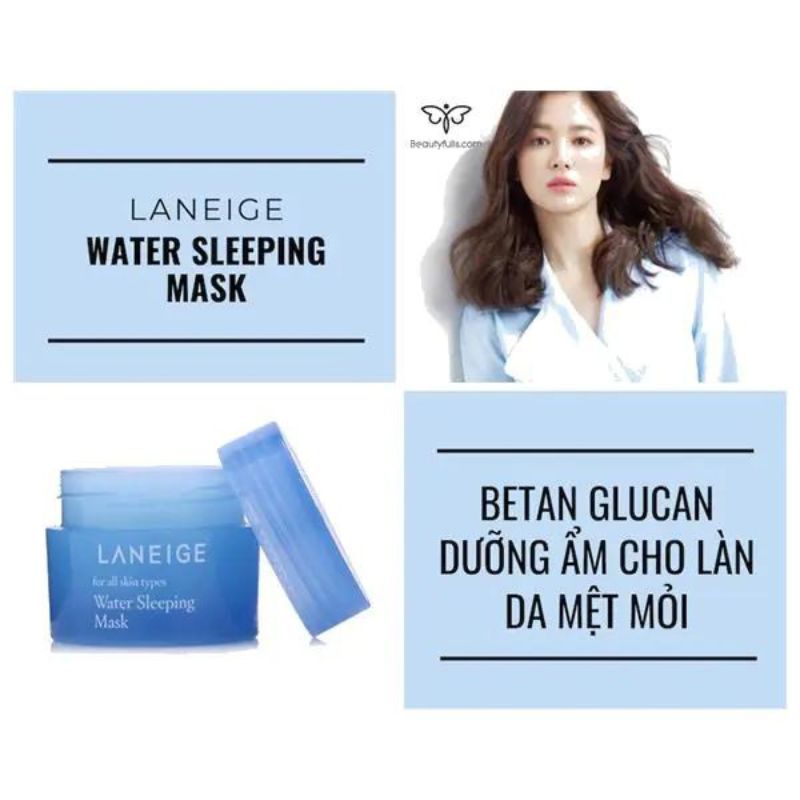 Mặt Nạ Ngủ,mặt nạ ngủ Laneige Water Sleeping Mask mini 15ml
