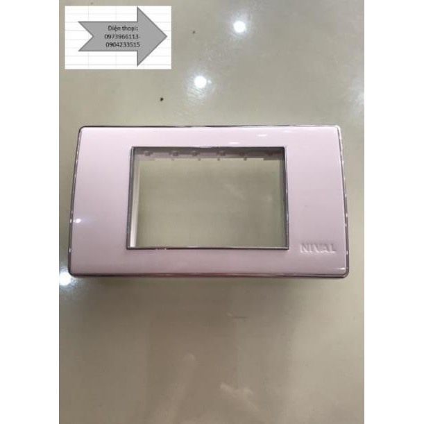 Mặt lắp hạt công tắc, ổ cắm Nival ( series A8) phân khúc hàng cao cấp