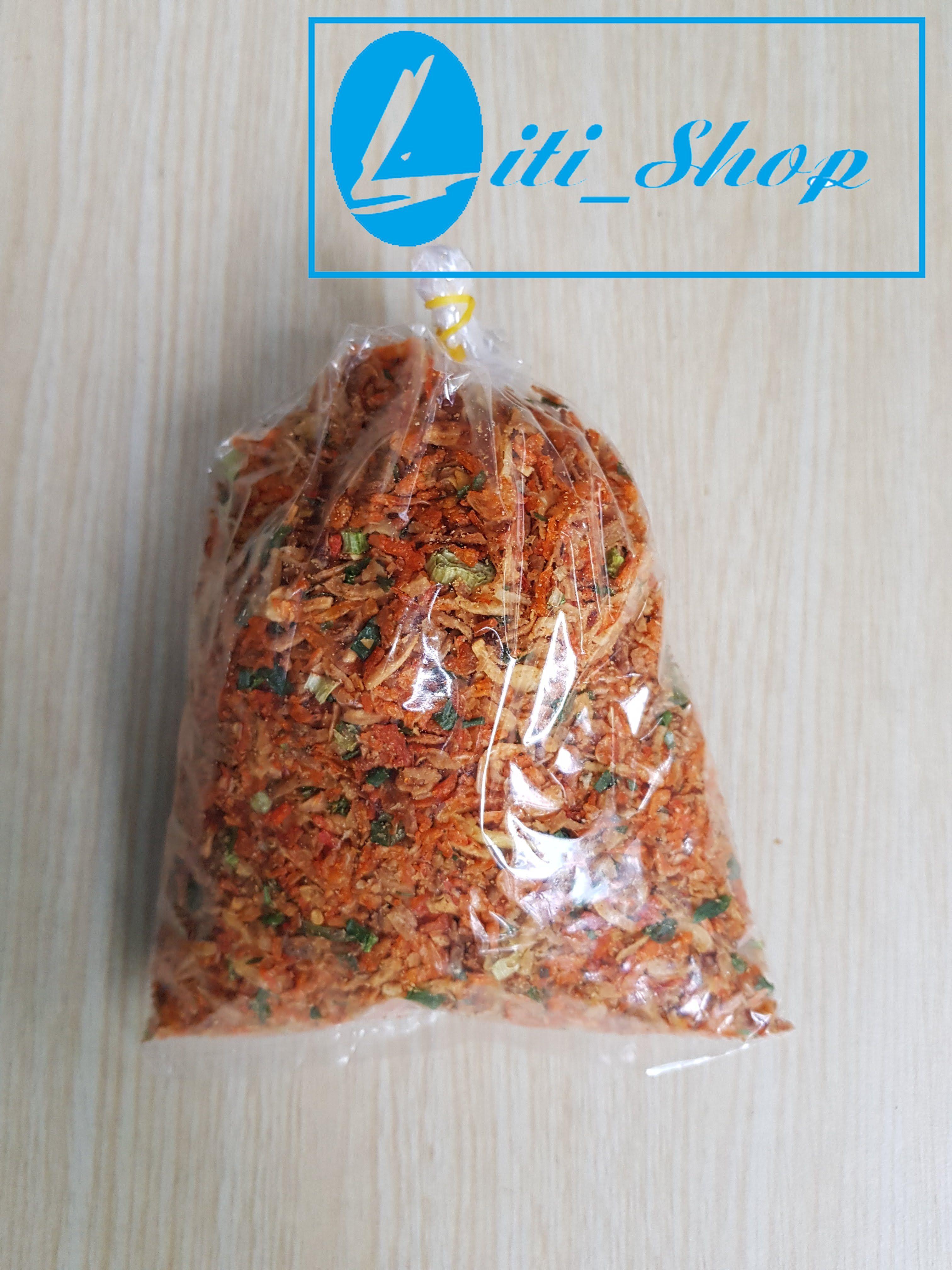 Hành phi-Ruốc sấy-Muối tôm 500Gr
