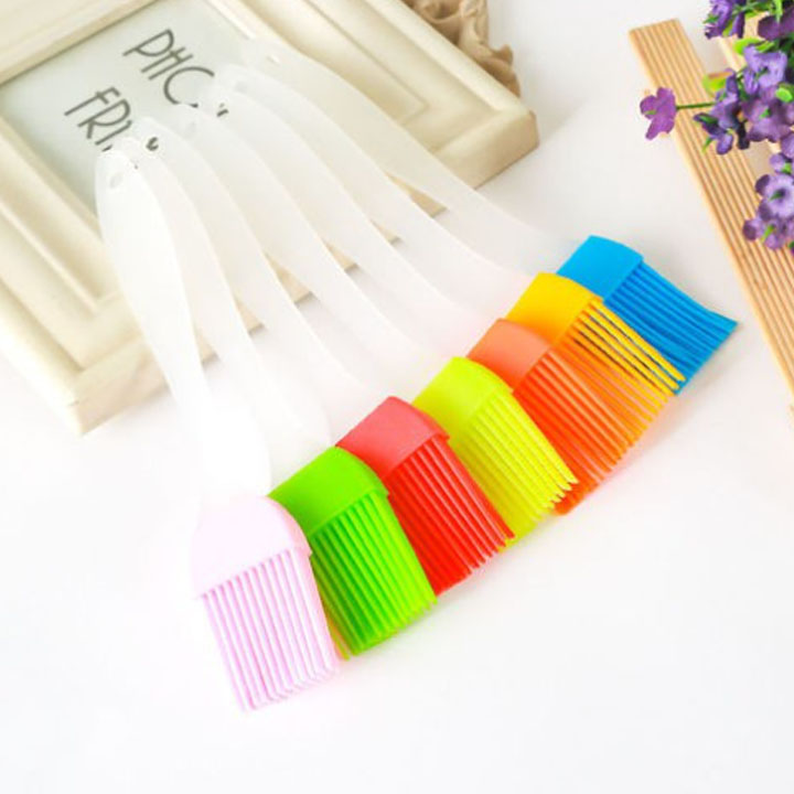 Cọ quét dầu bằng silicon tiện dụng cho nhà bếp , dụng cụ làm bánh chổi quét dầu cọ phết dầu silicon