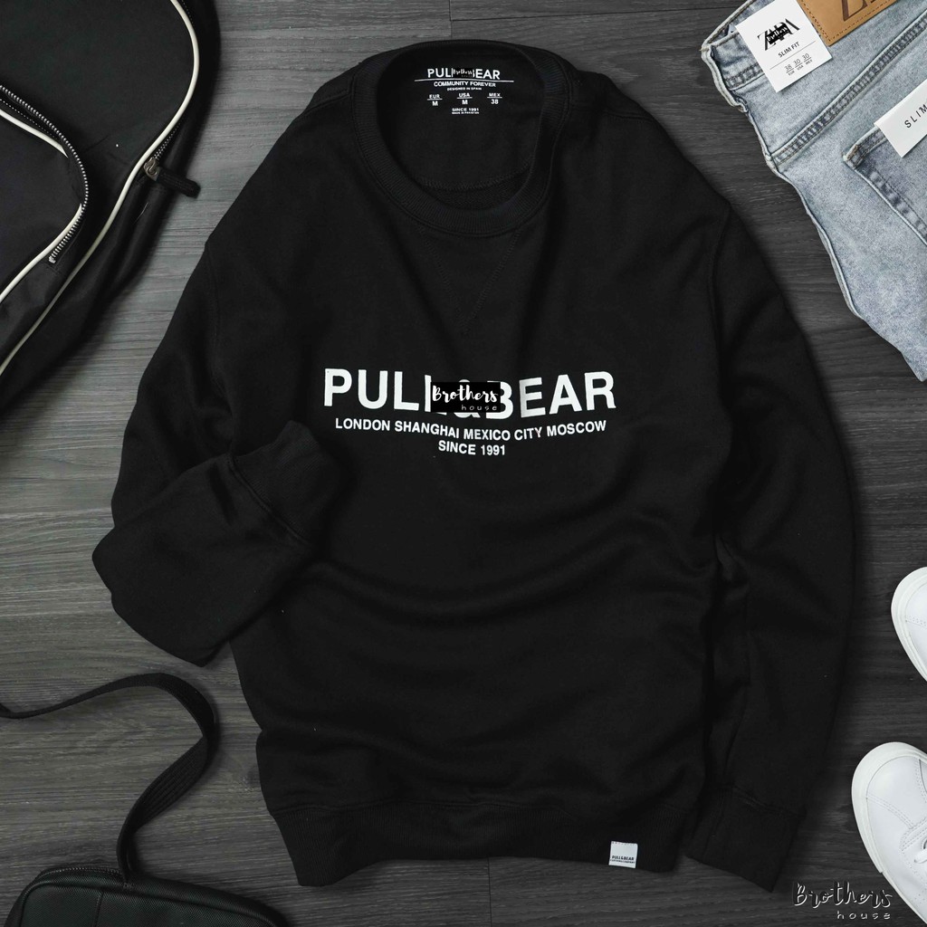 [Ảnh thật] [Giá hủy diệt] Áo tay dài Pull&Bear chất nỉ đẹp xịn