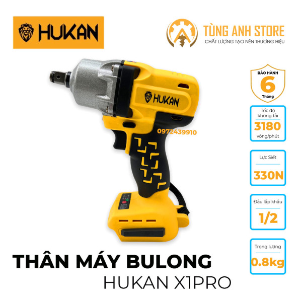 Bảng giá Thân máy siết bulong HUKAN X1 Pro chân pin phổ thông