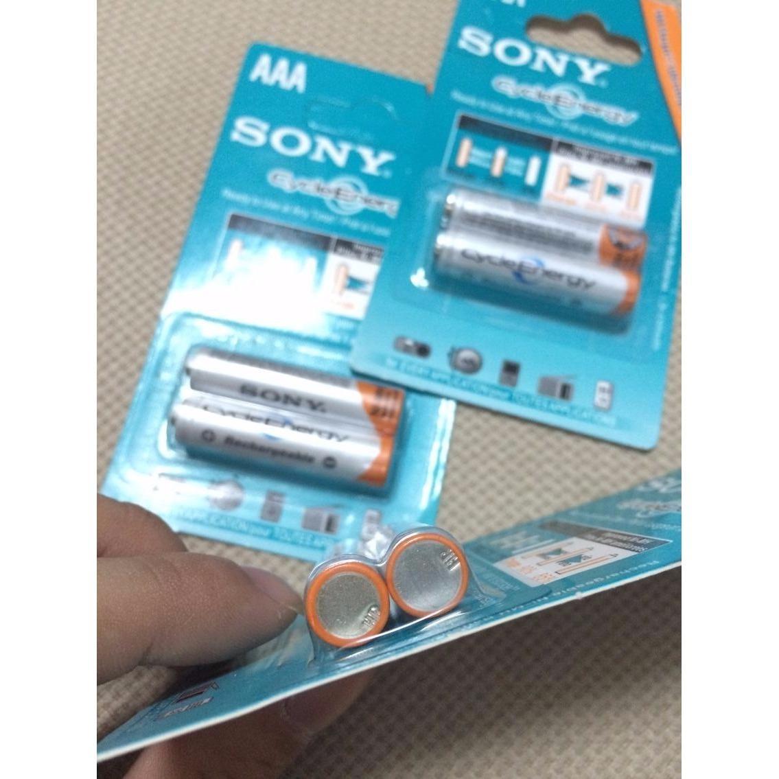 PIN SẠC SONY AAA NHỎ  1 vỉ 2 viên