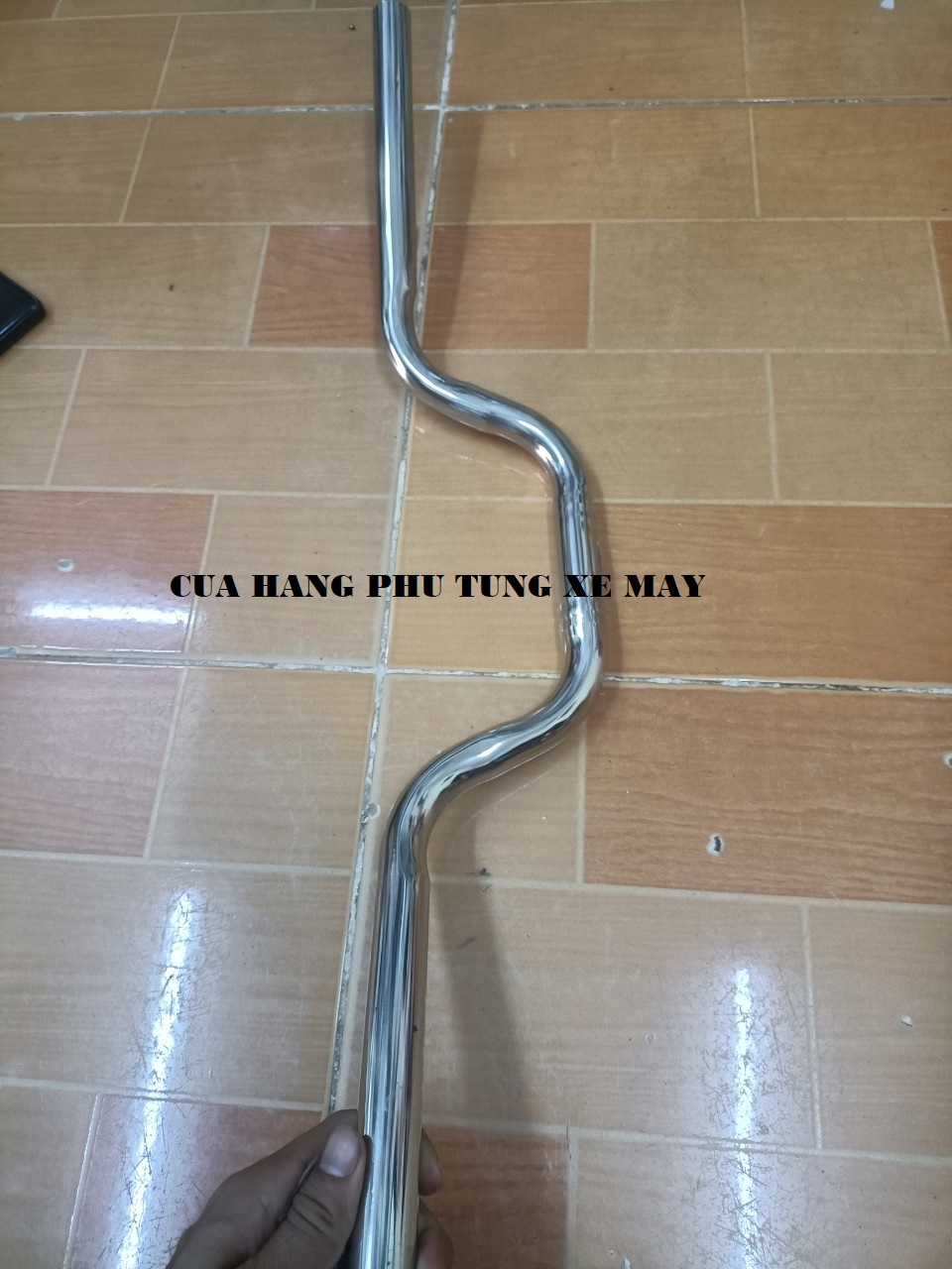 Ghi đông tay lái xe 67, Win 100 inox