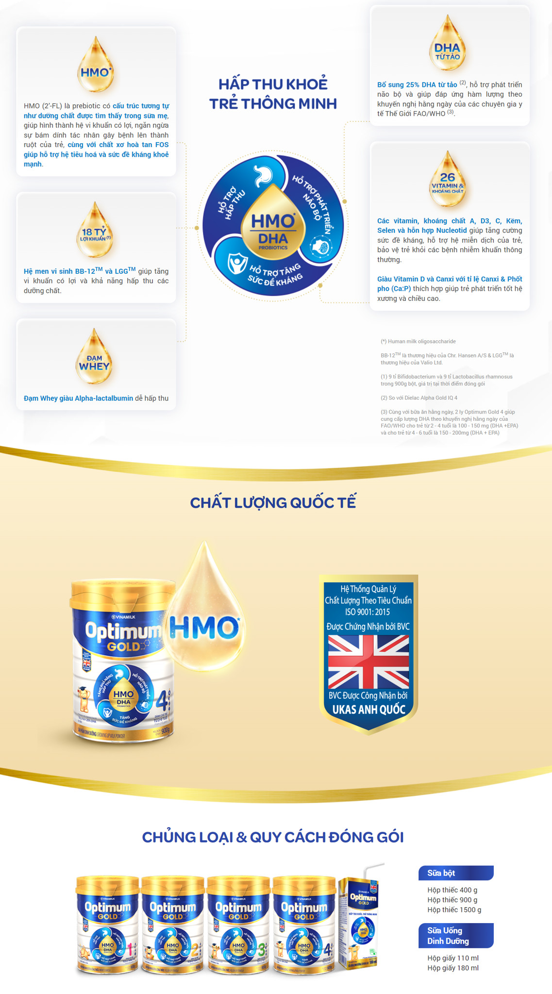 Thùng 48 hộp Sữa pha sẵn Optimum Gold 180ml