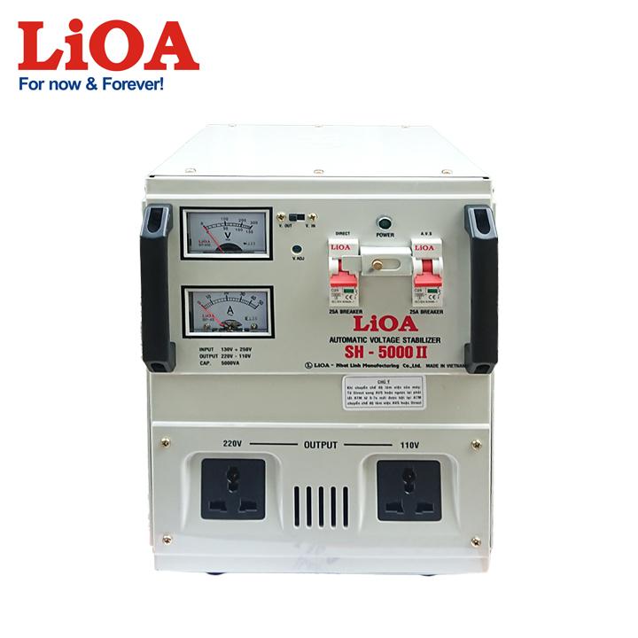 [Trả góp 0%] Ổn áp 1 pha LiOA SH-5000II