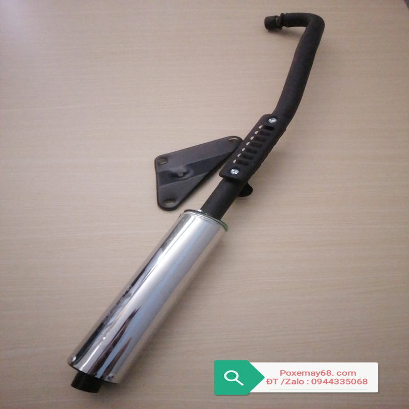 Pô Max 3 TQ loại 1 sơn chống cháy 1985 + bass pô đen 2 ly-POMA3T039