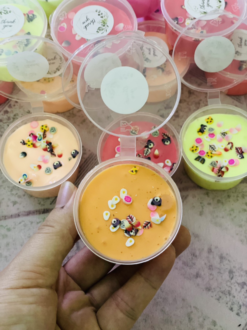 Hộp Slime Bơ Dẻo Mềm Thơm 30g