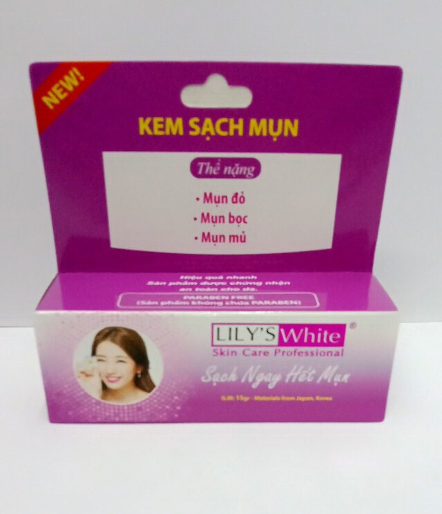 [HCM]Kem Mụn - Xoá Thâm - Liền Sẹo Lily’s White