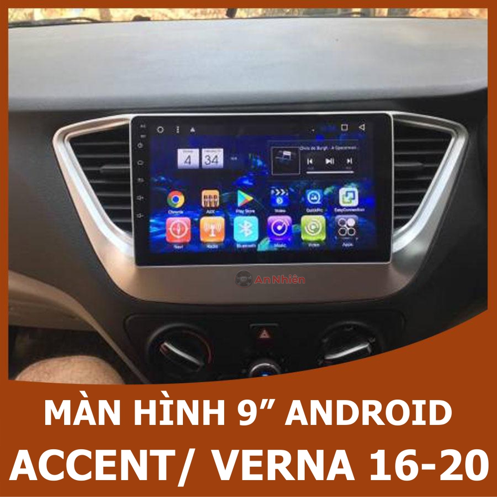 [Kho Hải Phòng] Màn Hình Android 9 inch Cho Xe ACCENT, VERNA - Có GPS Chỉ Đường Bằng NaviTel, điều k