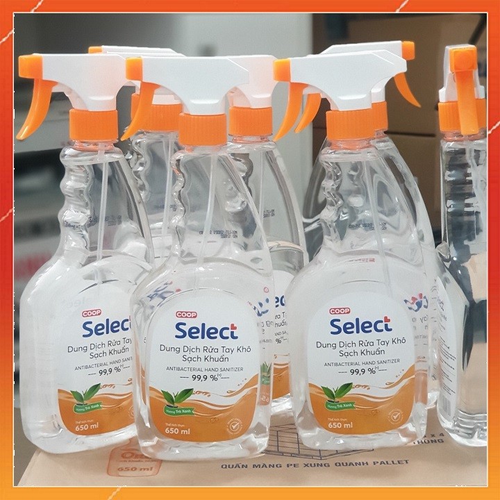 [HCM]Dung Dịch Rửa Tay Khô Select 650ml (Diệt sạch khuẩn)