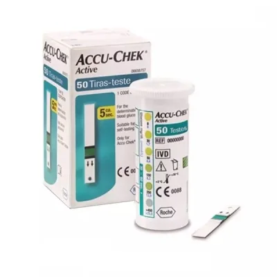 [HCM]Que thử đường huyết Accu-Chek Active 50