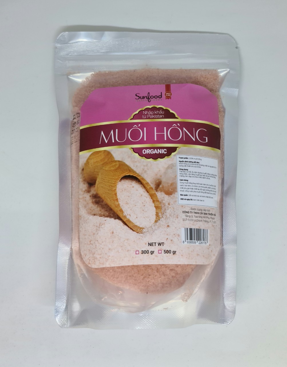 Muối Hồng Organic 500g