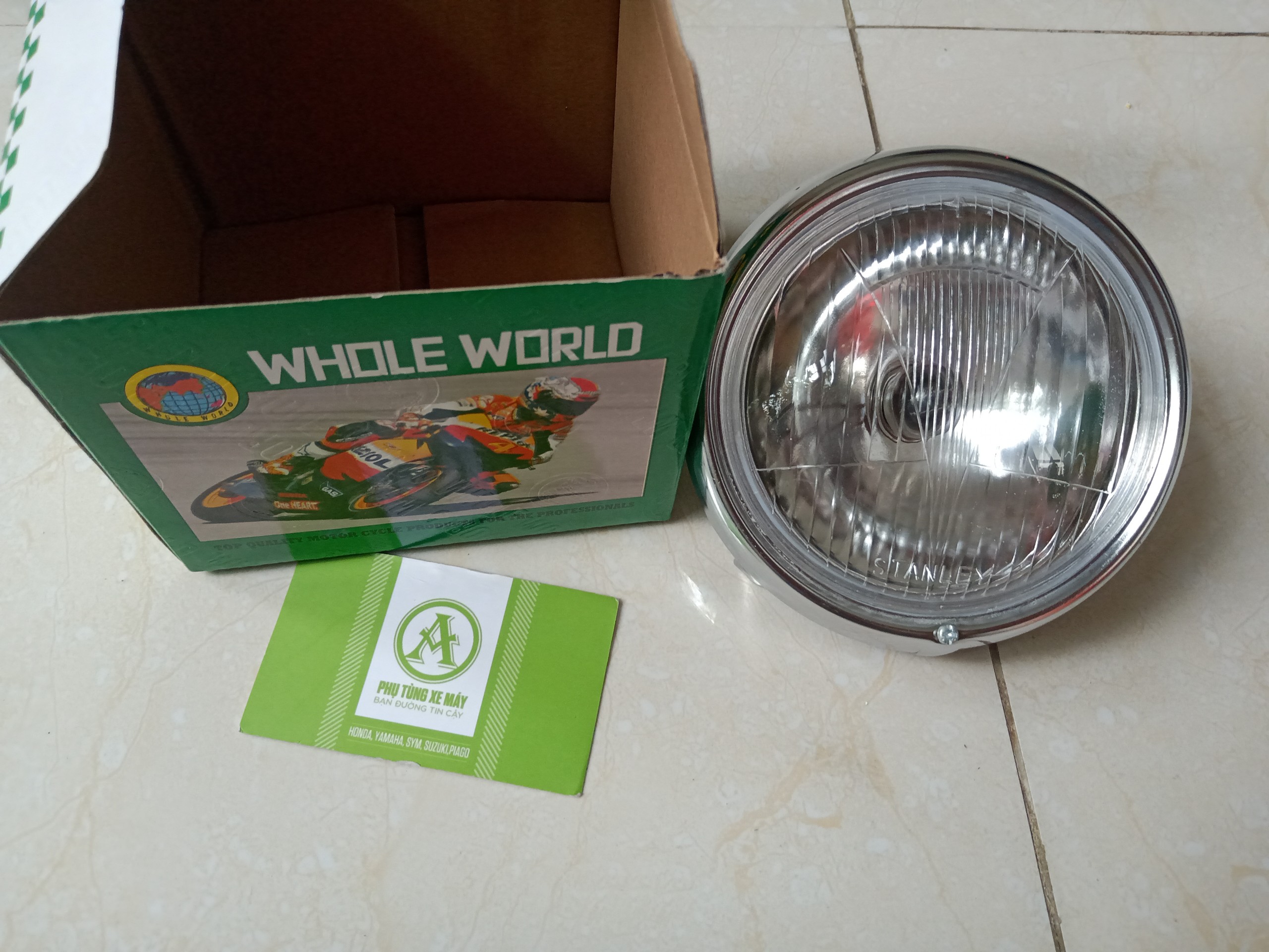 Đèn pha xe Cub 78 cao cấp ( Không đuôi đèn , Không bóng đèn )