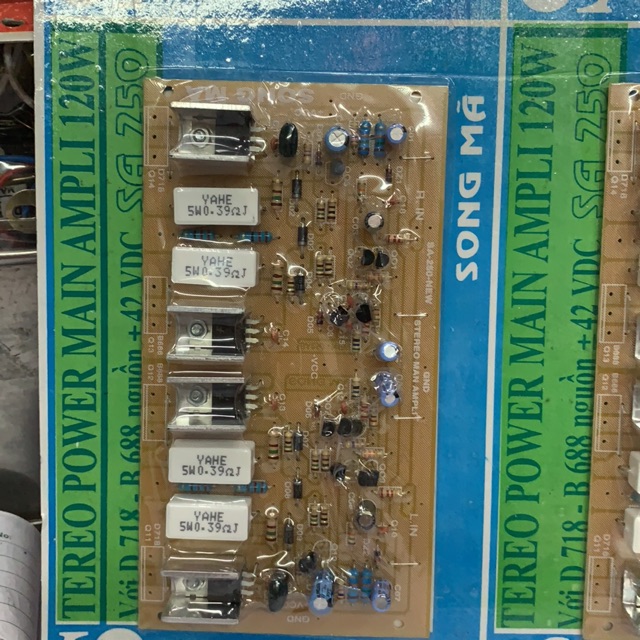 Mạch công suất 120w -4 sò